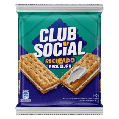 Biscoito Club Social Requeijao 106g