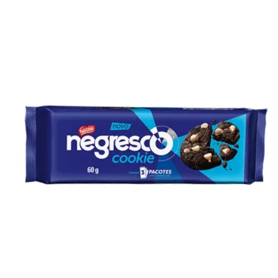 Biscoito Nestle Negresco Cookies Gotas de Baunilha 60g
