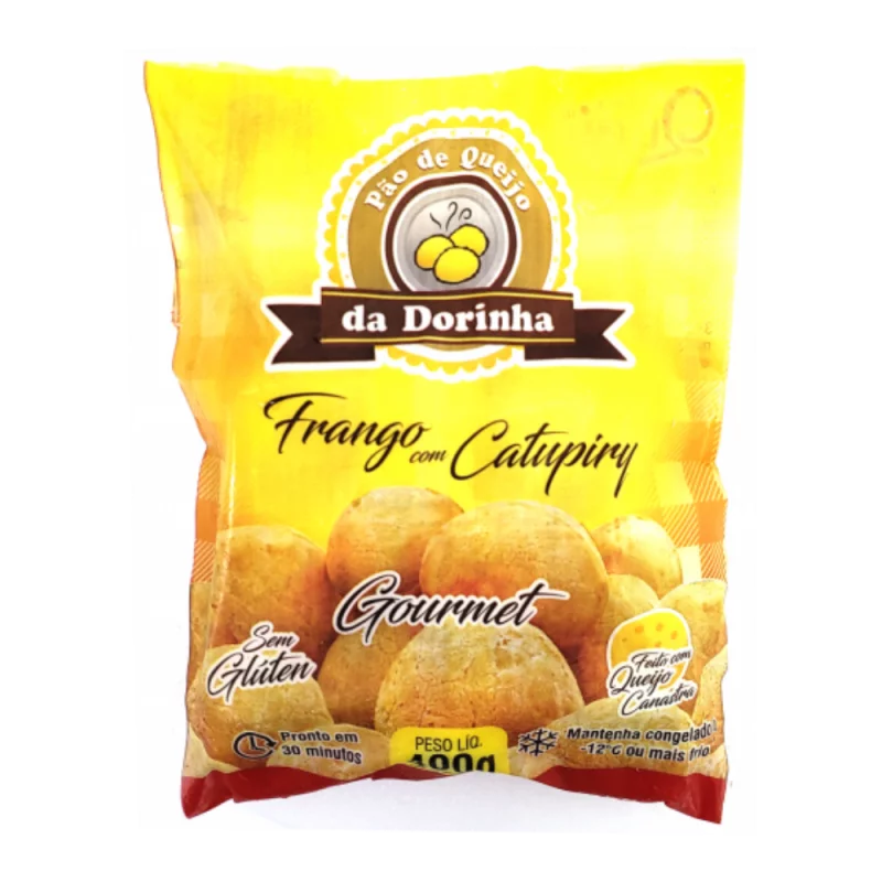 Pao de Queijo da Dorinha Frango e Catupiry 400g