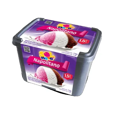 Sorvete Sol &amp; Neve Tradicional Napolitano 1,5l
