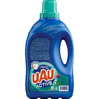 Lava Roupas Uau Liquido Active 3l