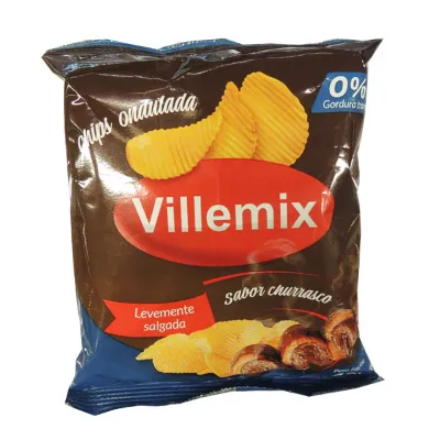 Batata Chips Villemix Churrasco 30g