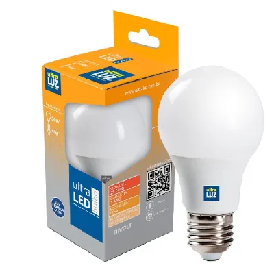 Lampada Ultra Luz Bulbo Led Bivolt 9w