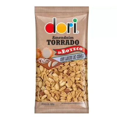 Amendoim Dori Torrado de Boteco Lascas de Cebola 320g