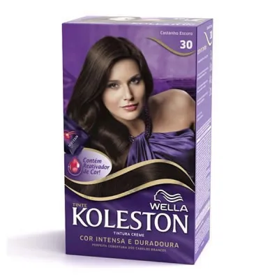 Tintura Koleston N.30 Castanho Escuro Wella Un