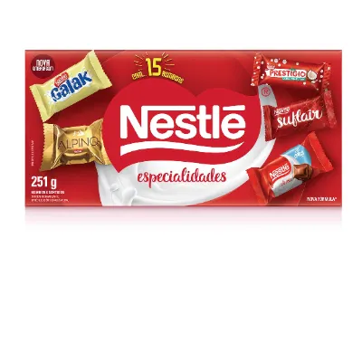 Caixa de Bombom Nestle Especialidades 251g