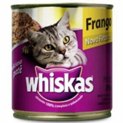 Racao Whiskas Lata Frango 290g