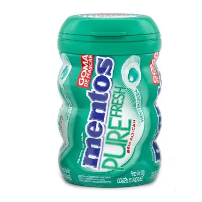 Bala Mentos Garrafa Wintergreen 92g