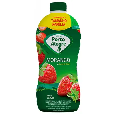 Iogurte Porto Alegre Morango Garrafa 1150g