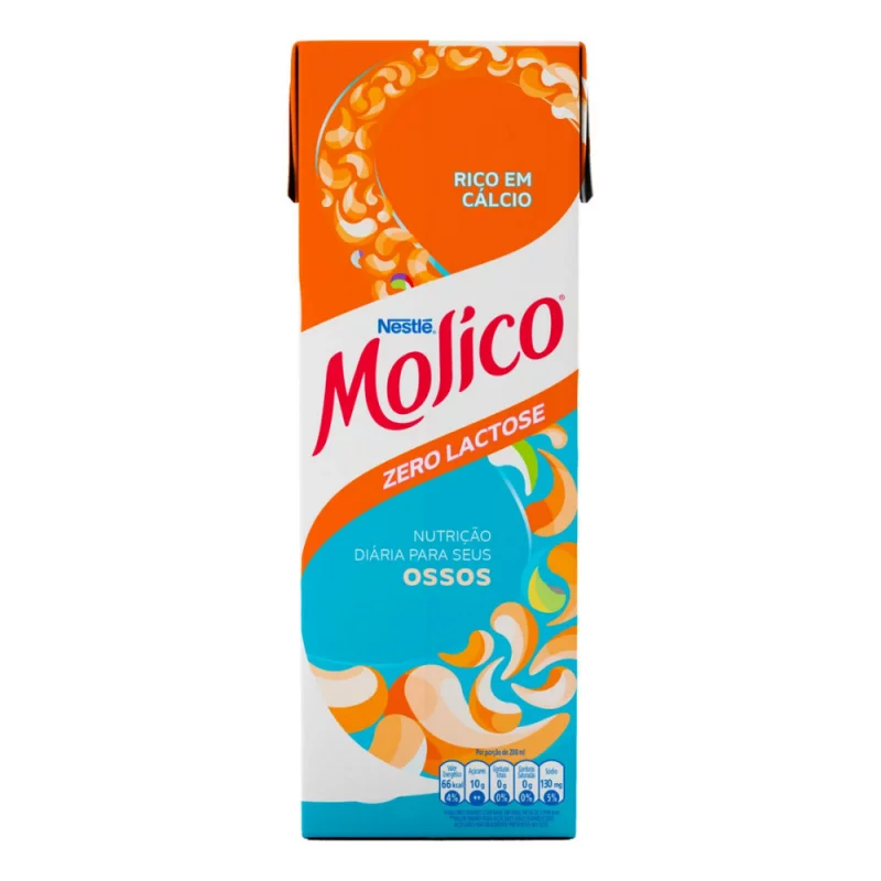 Leite Longa Vida Nestle Molico Desnatado Zero Lactose 1l