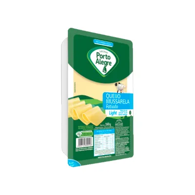 Queijo Porto Alegre Mussarela Light Fatiada 150g
