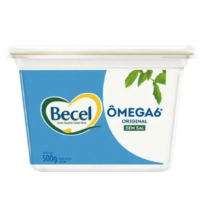 Margarina Becel Creme Vegetal Original Sem Sal 500g