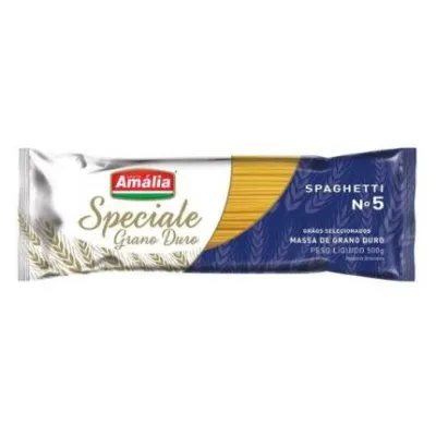 Macarrao Santa Amalia Grao Duro Spaghetti 5 500g