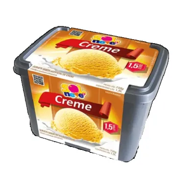 Sorvete Sol &amp; Neve Tradicional Creme 1,5l