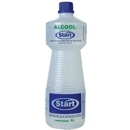 Alcool Start Proprio para Limpeza 46% 1l