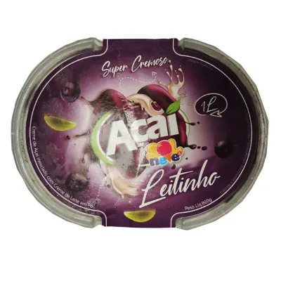 Sorvete Sol &amp; Neve Acai Leitinho 1lt