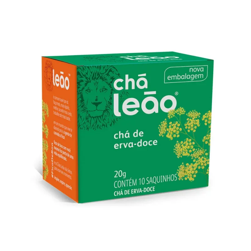Cha Leao Fuze de Erva Doce com 10 Saq. 20g
