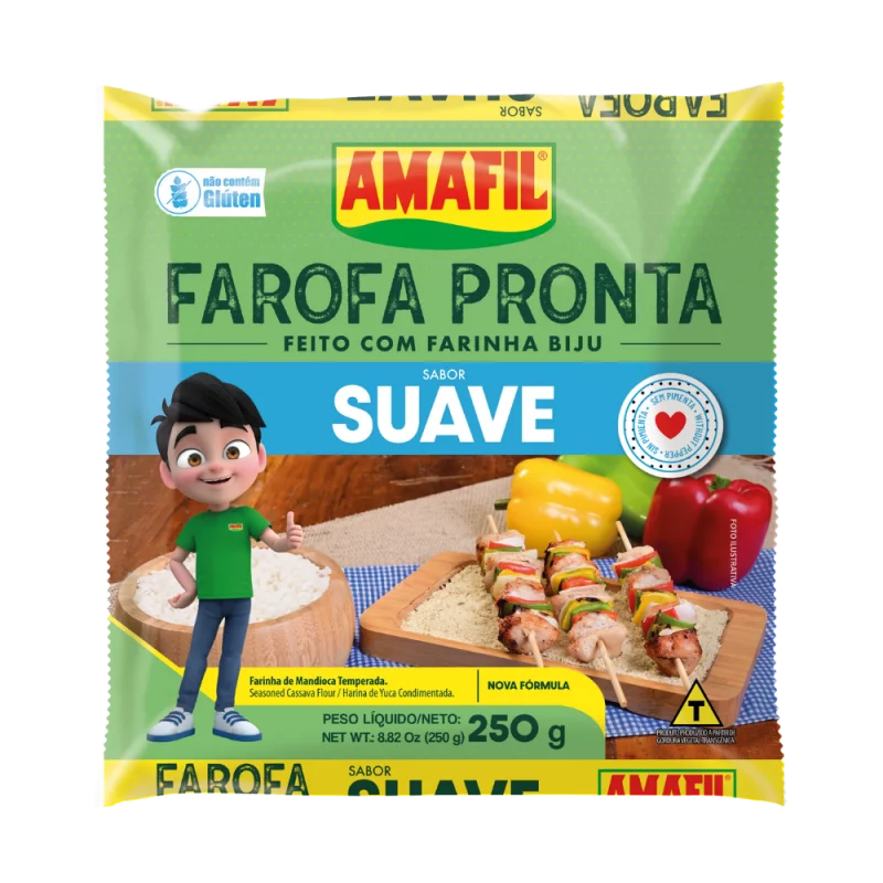Farofa de Mandioca Amafil Suave 300g