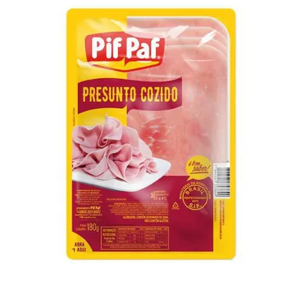 Presunto Pif Paf Fatiado Instantaneo 180g