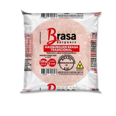 Hamburguer Brasa Burguers Bovino 120g