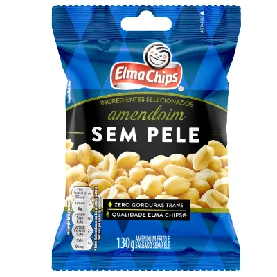 Amendoim Elmas Chips Sem Pele 100g