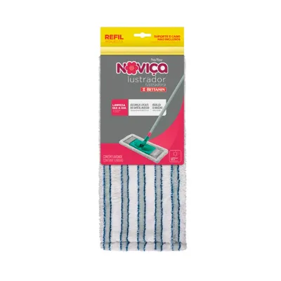Mop Novica Lustrador Refil La Sintetica Ref.136r