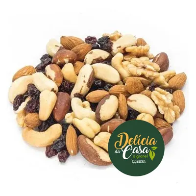 Mix Nuts de Castanhas e Frutas Desidratadas A Granel Kg