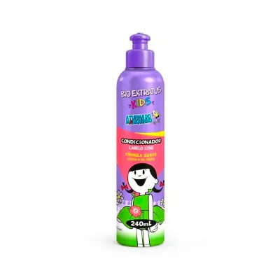 Cond Bio Extratus Kids Fr 240Ml Cab Liso Turma Do Maluq