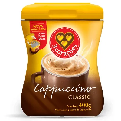Cappuccino Tres Coracoes Classic 400g