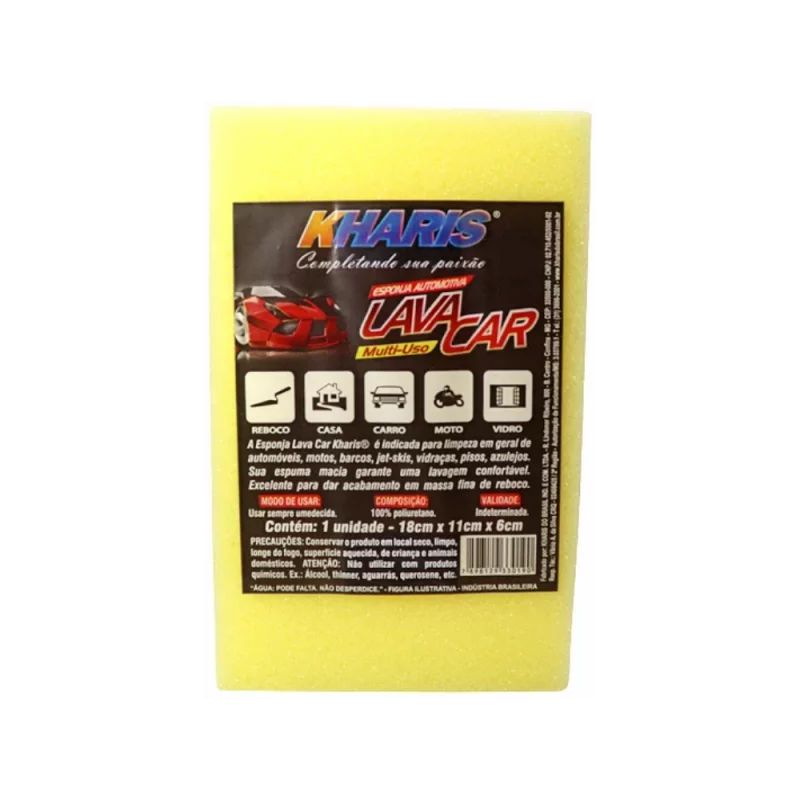 Esponja Kharis Lava-car Multiuso