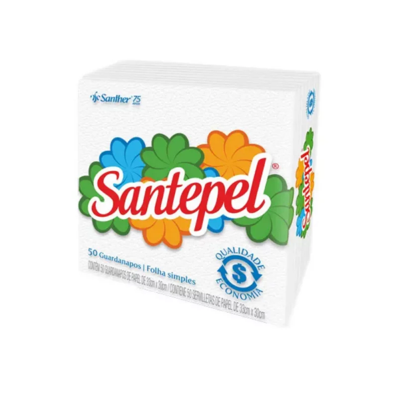 Guardanapo Santepel 33x30cm Pct com 50un