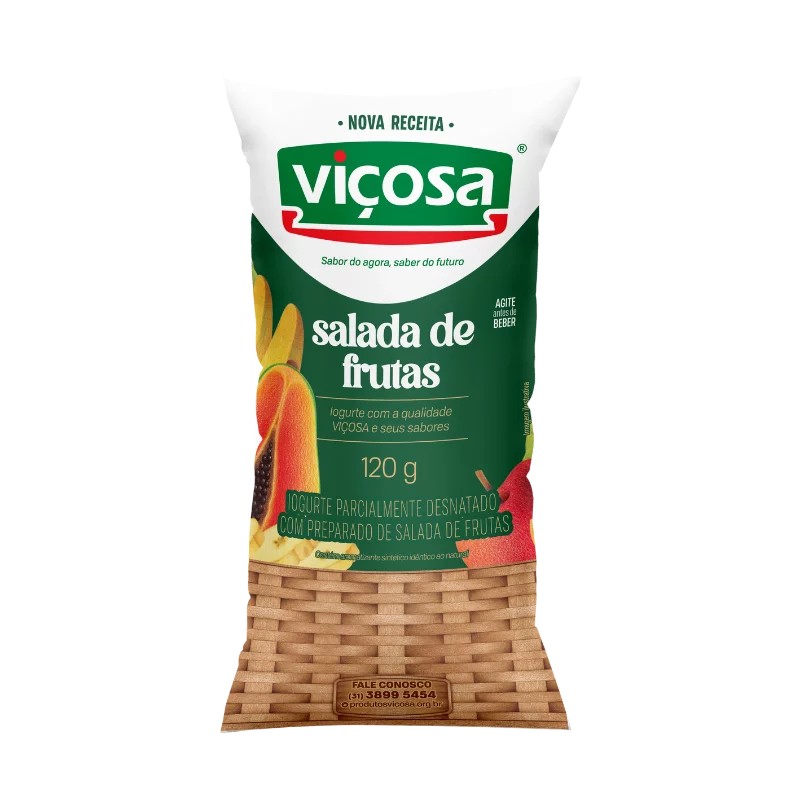 Iogurte Vicosa Salada de Frutas 120g