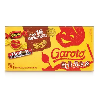 Caixa de Bombom Garoto Serenata Garotices com 16 Bombons 250g