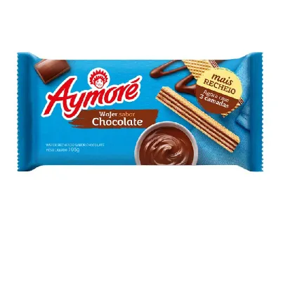 Biscoito Aymore Wafer Chocolate 105g