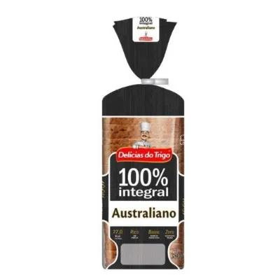 Pao de Forma Delicias do Trigo Integral Autraliano 380g