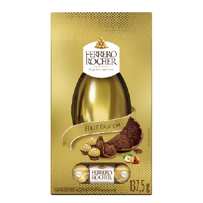 Ovo Pascoa Ferrero Rocher em Caixa 137,5g