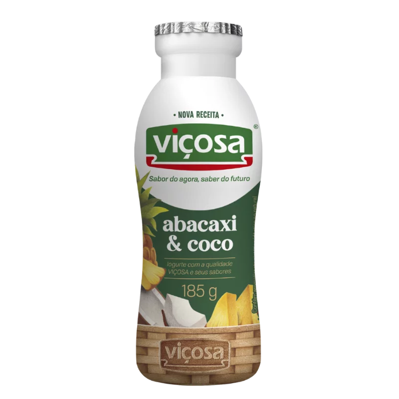 Iogurte Vicosa Abacaxi com Coco185g
