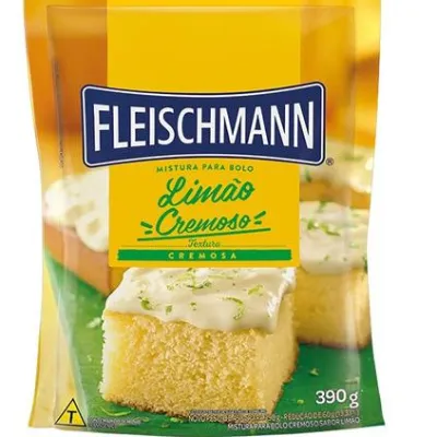 Mistura para Bolo Fleischmann Limao Cremoso 390g