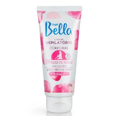 Creme Depilatorio Depil Bella Corporal Petalas de Rosas 100g