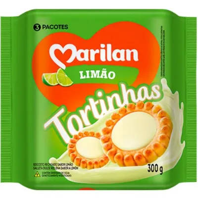 Biscoito Marilan Tortinha Limao 300g