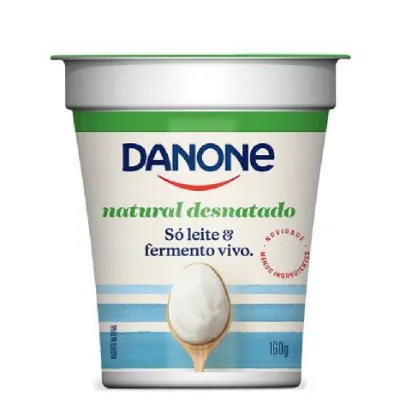 Iogurte Danone Natural Desnatado 160g