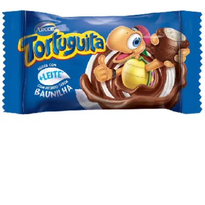 Chocolate Arcor Tortuguita Baunilha 15,5g