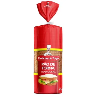 Pao de Forma Delicias do Trigo Tradicional 500g