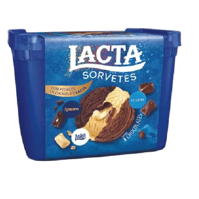Sorvete Nestle Lacta 3 Chocolate 1,5l
