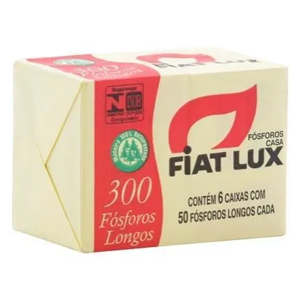 Fosforo Fiat Lux Casa com 06 Caixas Un