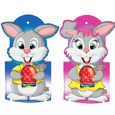 Ovo Pascoa Montevergine Ao Leite Coelhinho e Coelhinha 40g