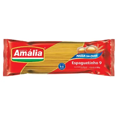 Macarrao Santa Amalia Ovos Espaguete 9 500g
