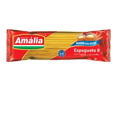 Macarrao Santa Amalia Ovos Espaguete 8 500g