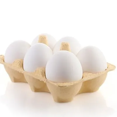 Ovos Granja Violeira Filmado Branco com 6un