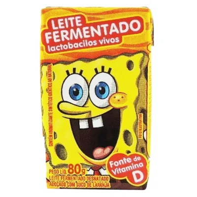 Leite Fermentado Elege Bob Esponja Tp Tradicional 80g